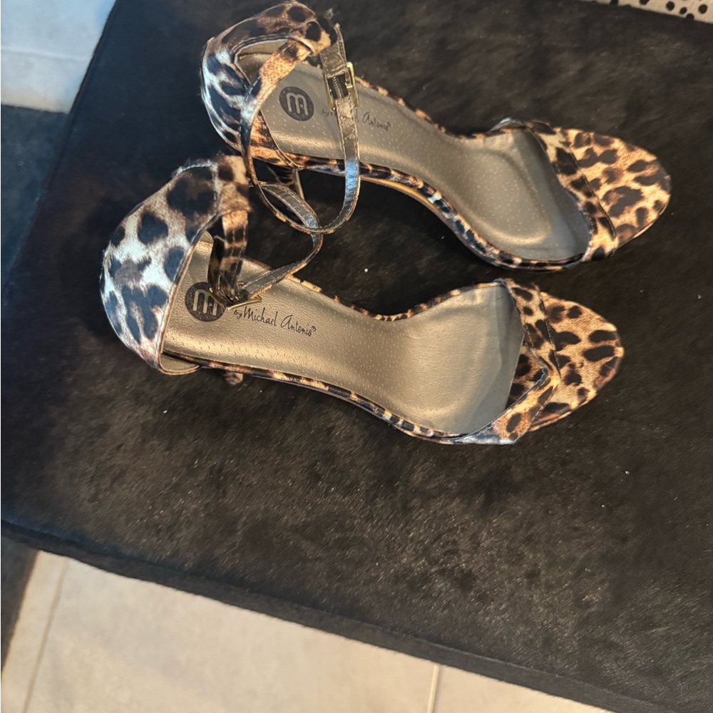 Michael Antonio Animal Print Heels